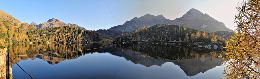 GIRO DEI CINQUE LAGHI sul sent. CAI 250 al RIF. GEMELLI da Carona il 26 ottobre 2017